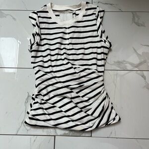 3•1 Phillip Lim Striped Black and White Women's Top